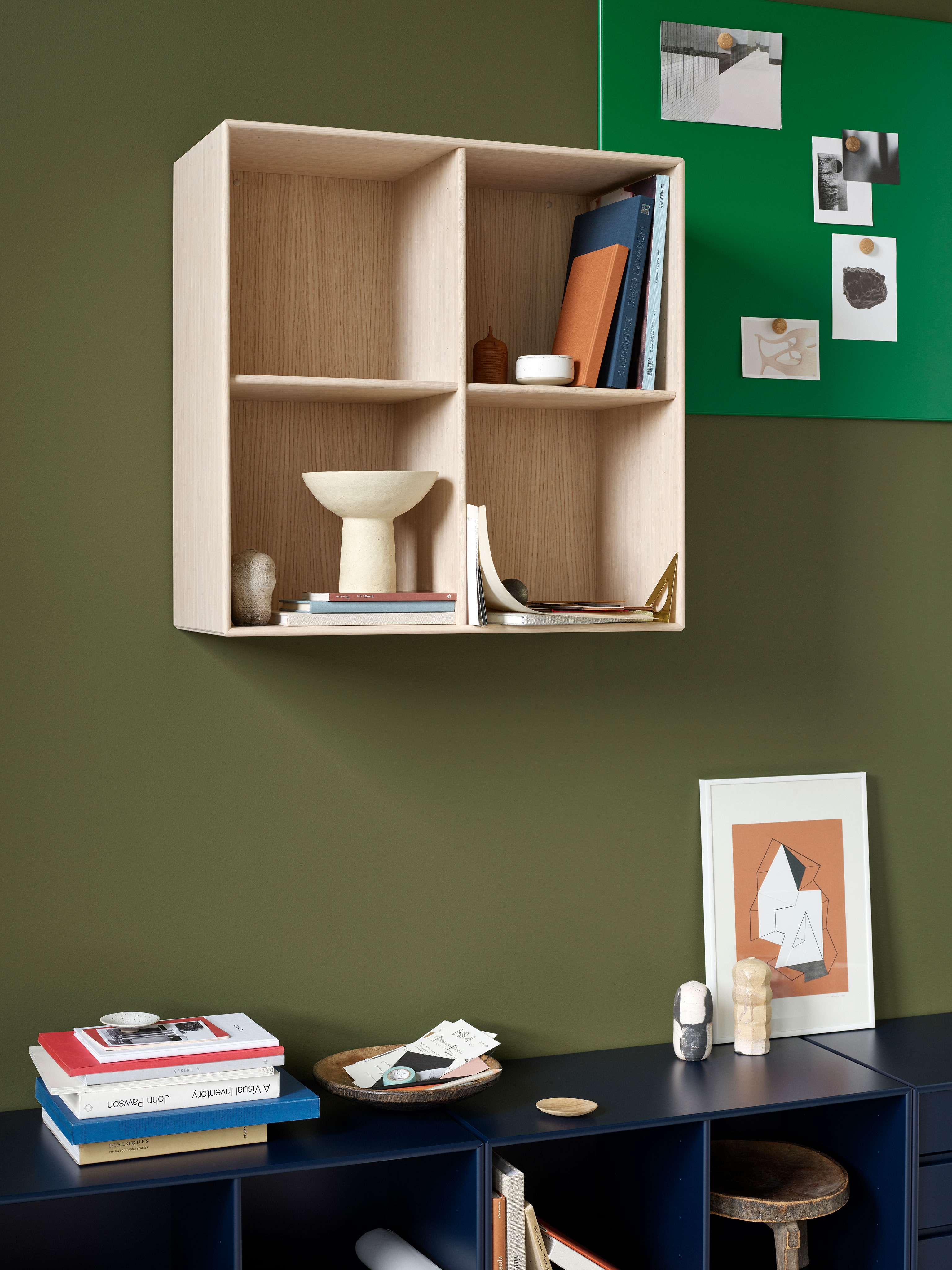 Montana (モンタナ) System shelf - white oak Montana Wide Free Standing Shelving System – Danish Design Store