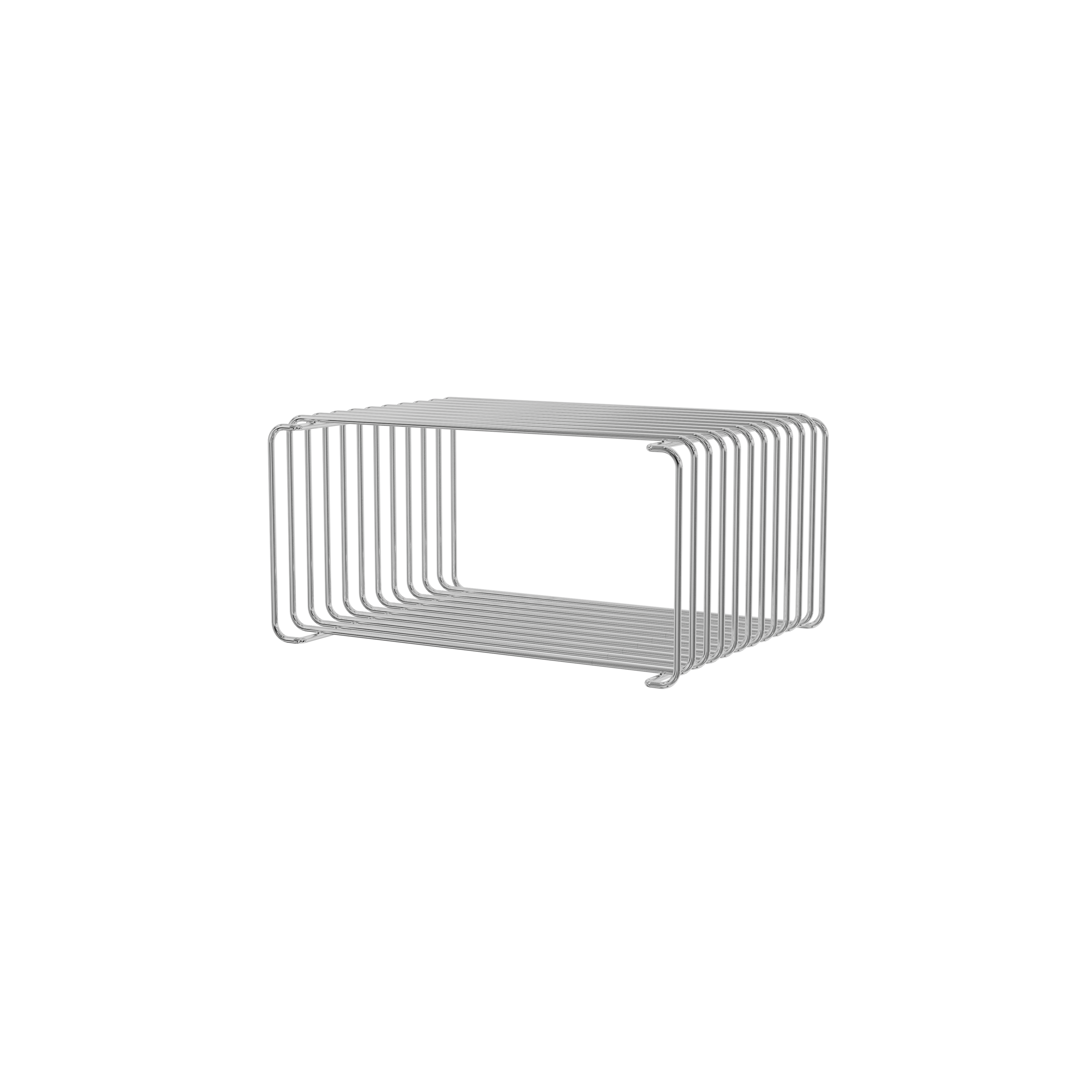 Panton Wire Single, Half Height - Wire shelf by Verner Panton W34 