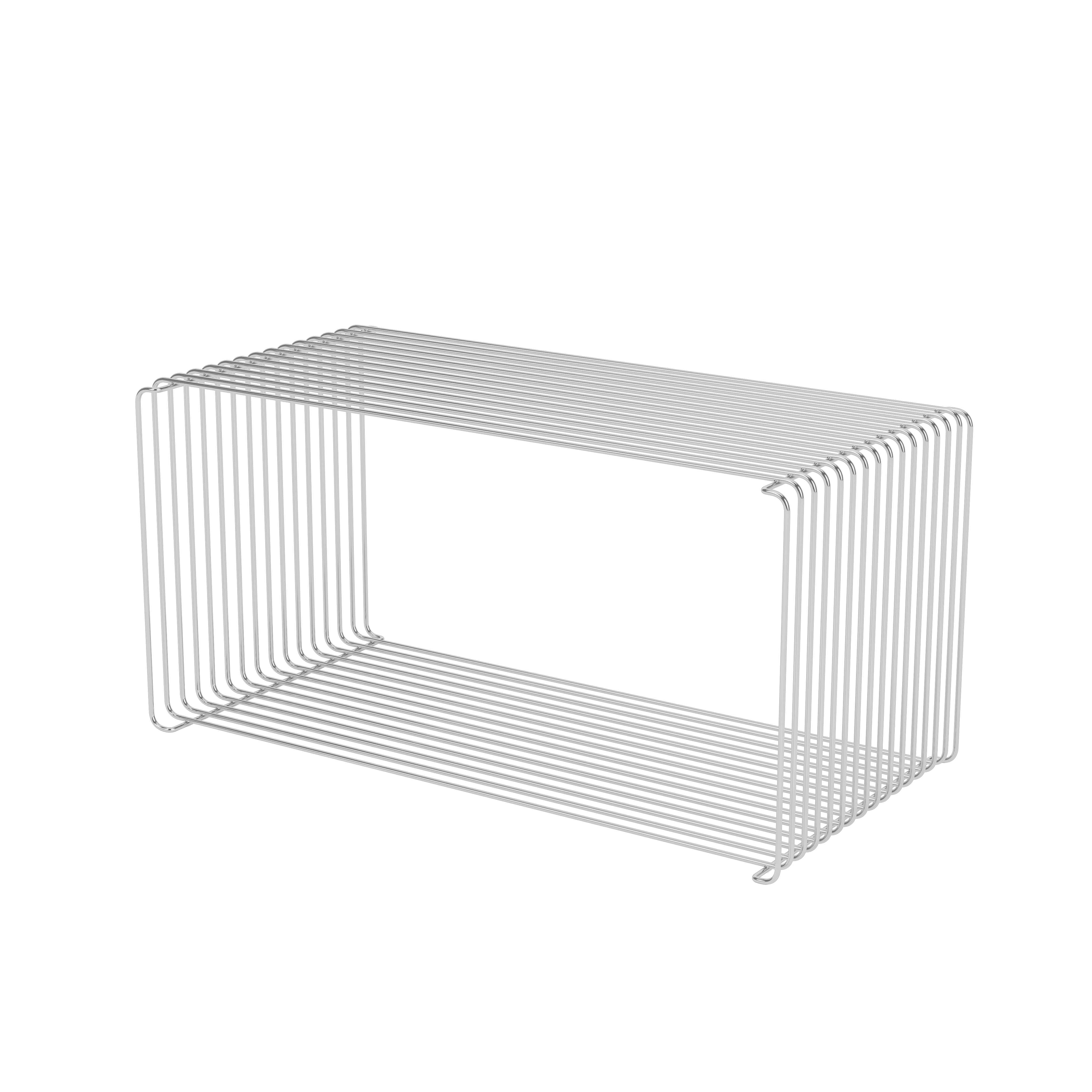 スチールラック・メタルラック Panton Wire Single Panton Wire Narrow Single – Teak New York